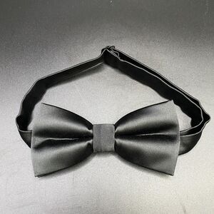 Black Pretied Adjustable Bow Tie